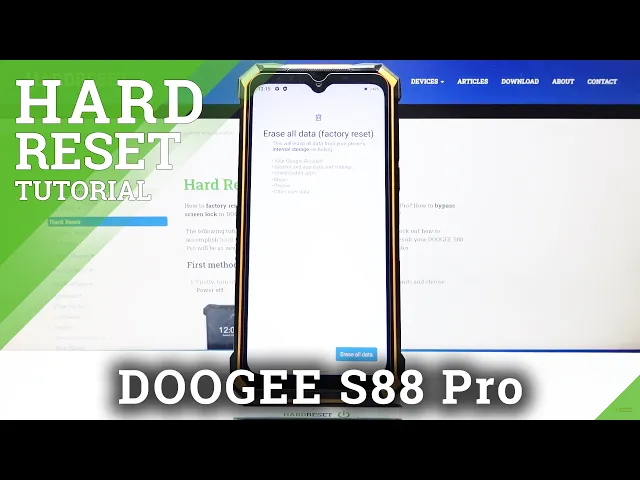 Video thumbnail for How to Hard Reset DOOGEE S88 Pro – Factory Reset