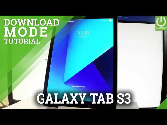 Video thumbnail for Download Mode SAMSUNG Galaxy Tab S3 - Quit Download Mode