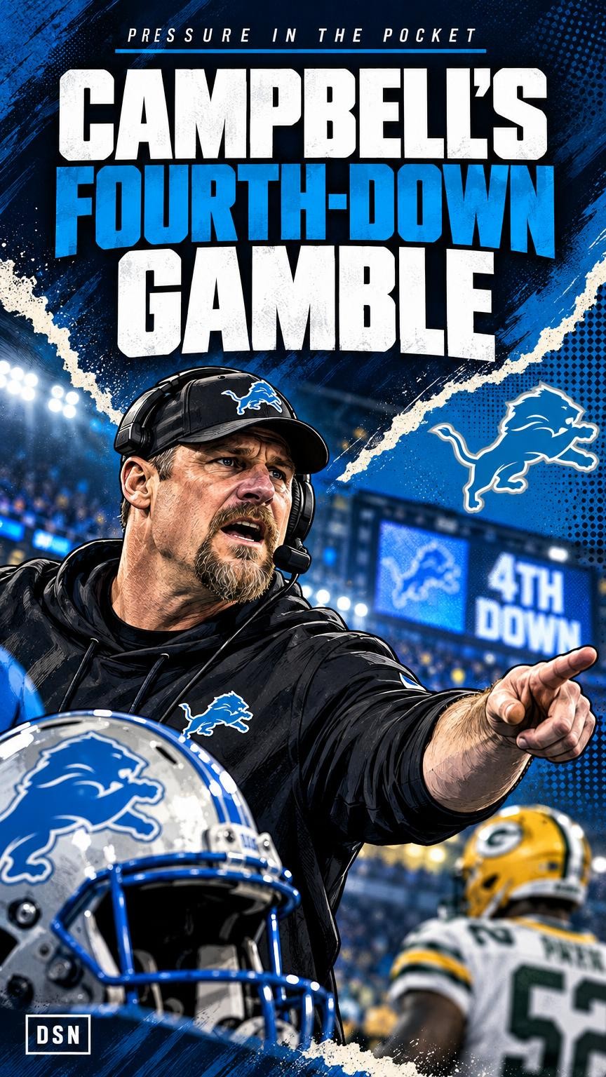 Video thumbnail for Dan Campbell's fourth-down gamble paid off, but the decision still drew questions