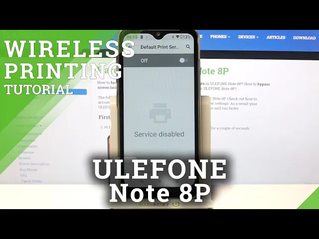 Video thumbnail for Printer Connection on ULEFONE Note 8P – Manage Wireless Printing
