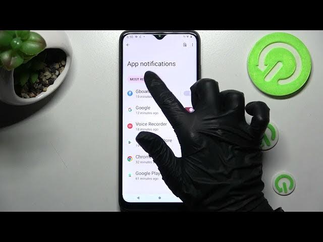Video thumbnail for How to Turn On / Off App Notifications on T-MOBILE Revvl 6 Pro - Manage App Notifications