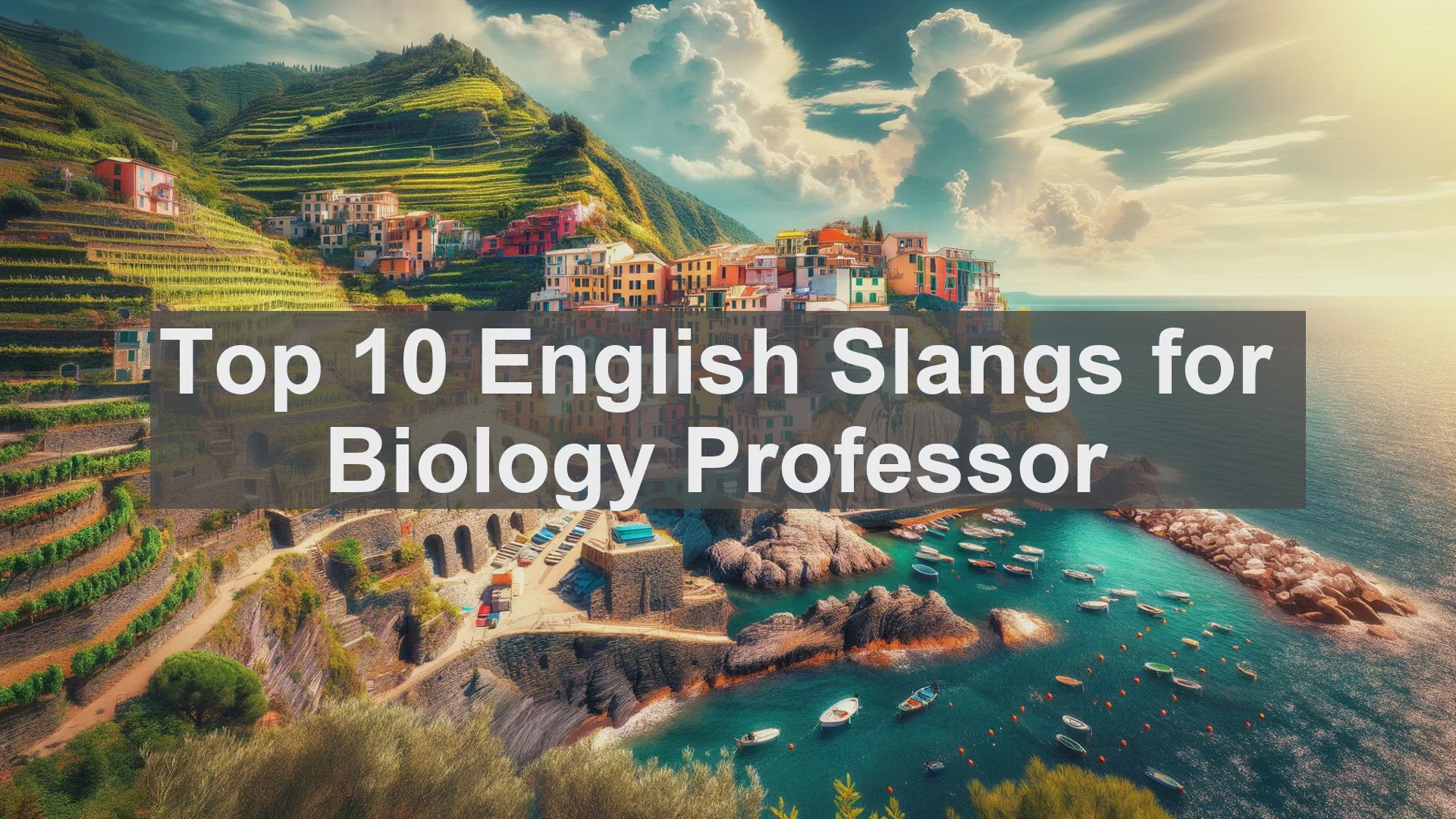 'Video thumbnail for Top 10 English Slangs for Biology Professor'