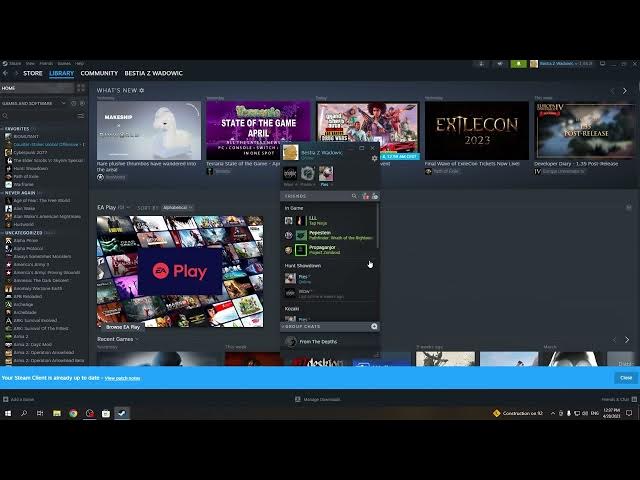Video thumbnail for How To Sort Friends By Games Steam 2023 | Steam NEW UI UPDATE