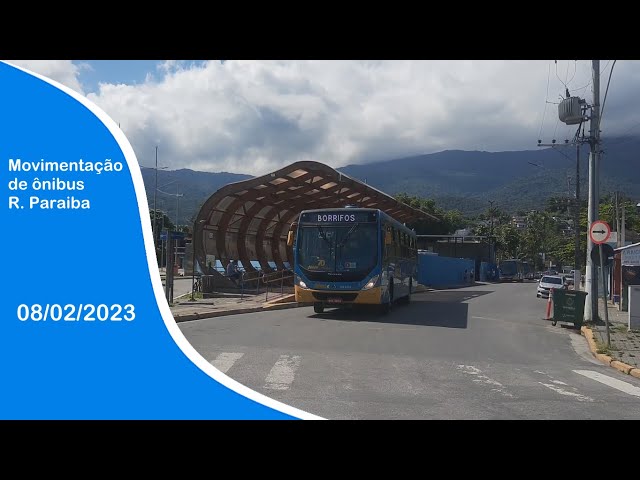 Video thumbnail for Movimentação de ônibus Rua Paraiba 08/02/2023