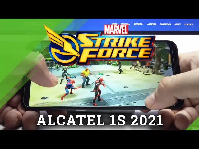 Video thumbnail for Marvel Strike Force on ALCATEL 1S (2021) - Gaming Quality Test