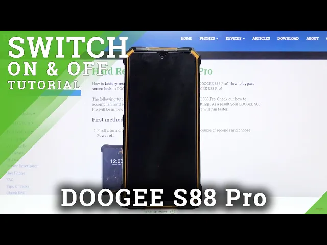 Video thumbnail for Doogee S88 Pro - How to Switch On