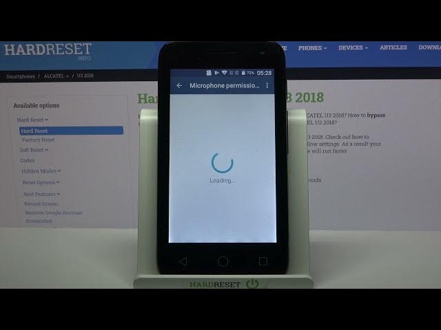 Video thumbnail for ALCATEL U3 2018 and Apps Customizations - Manage App Permissions