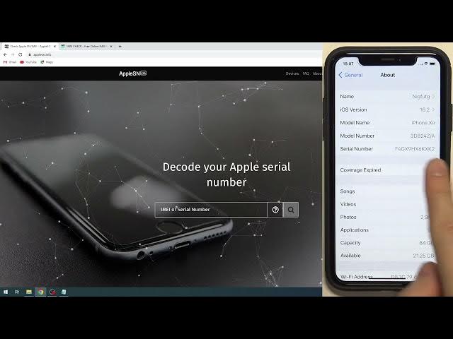 Video thumbnail for How to Check iPhone Production Date with Serial Number? #serialnumber