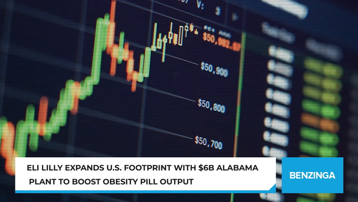 Video thumbnail for Eli Lilly Expands U.S. Footprint With $6B Alabama Plant To Boost Obesity Pill Output