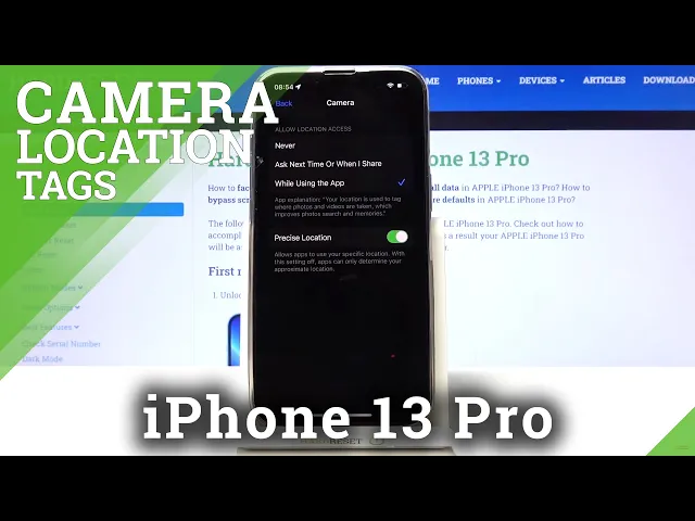 Video thumbnail for How to Enable/Disable Camera Location Tags on iPhone 13 Pro – Camera Functions