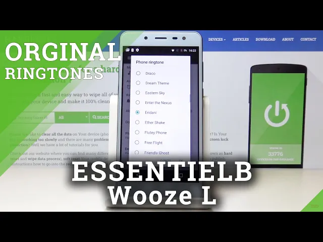 Video thumbnail for How to Change Ringtone in ESSENTIELB Wooze L – List Of Ringtones