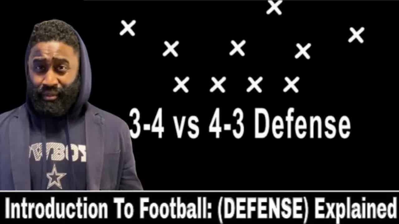 Video thumbnail for law nation sports: 3-4 vs 4-3 defense explained: nfl defensive strategy breakdown