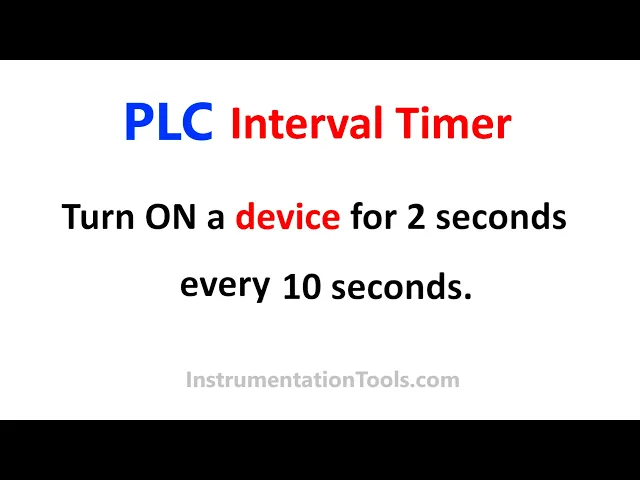 'Video thumbnail for Siemens Tia Portal - PLC Program for Interval Timer'