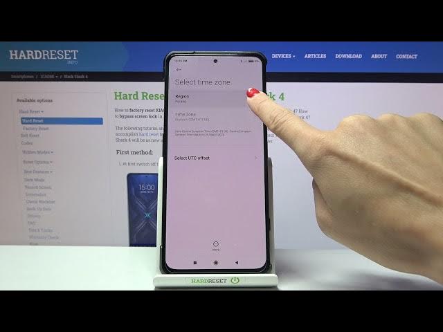 Video thumbnail for How to Change Date and Time in Xiaomi Black Shark 4 - Manage Time Settings