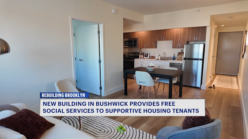 Video thumbnail for Rebuilding Brooklyn: New affordable housing in Bushwick provides free social services to supportive housing tenants