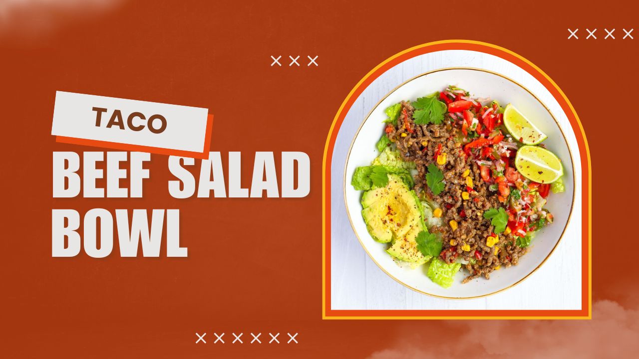 'Video thumbnail for Taco Beef Salad Bowl with Simple Pico de Gallo 🌮🥗'