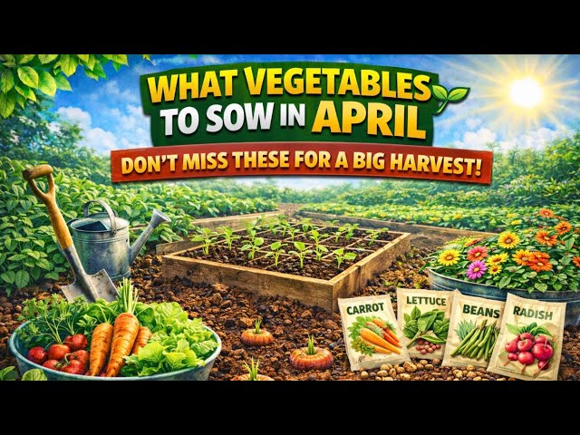 Video thumbnail for What Flowers to Sow in April  Don’t Miss These for a Stunning Summer Garden!