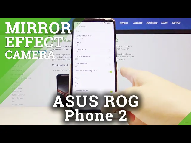 Video thumbnail for How to Turn Off Mirror Effect on Asus Rog Phone 2 - Activate / Deactivate Mirror Effect