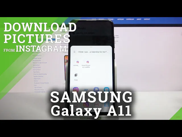 Video thumbnail for How to Download Instagram Picture on SAMSUNG Galaxy A11 – Tricks With Instagram