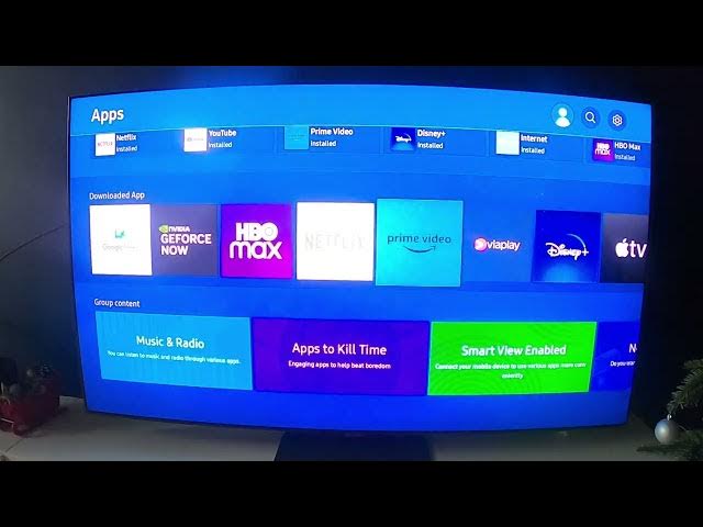 Video thumbnail for How to Enter Apps Store on Samsung TV Q80A?