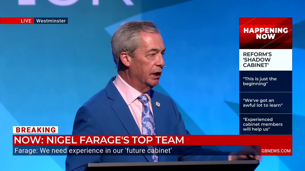 Video thumbnail for 'If I was hit by a bus, Reform has its own identity' - Nigel Farage shares pride at party's 'new phase'