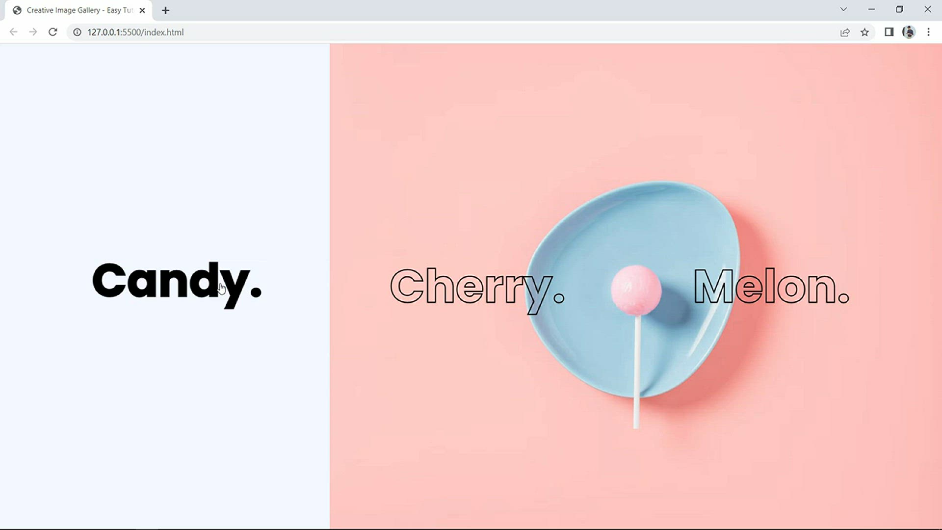 'Video thumbnail for How To Make Creative Image Gallery Using HTML And CSS _ Image Slider With Caption'