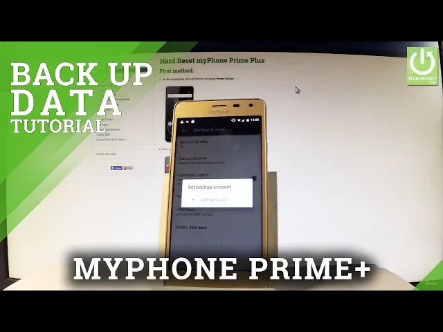 Video thumbnail for How to Back Up Data in myPhone Prime Plus - Google Backup