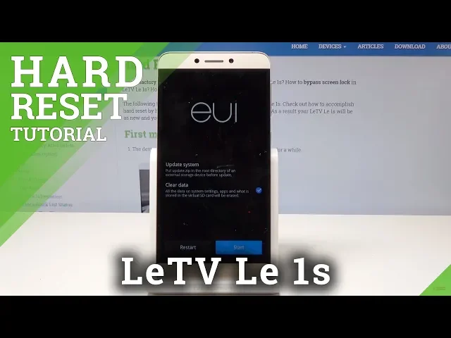 Video thumbnail for Hard Reset LeTV Le 1s - Bypass Screen Lock / Wipe Data / Master Reset