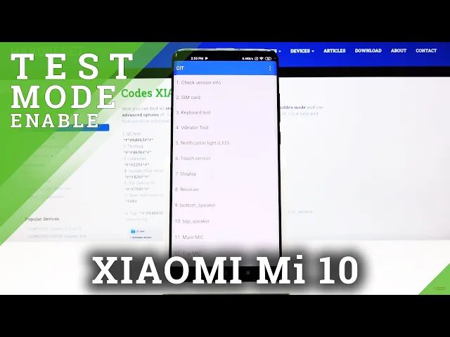 Video thumbnail for How to Enter Test Mode in XIAOMI Mi 10 – Check Device