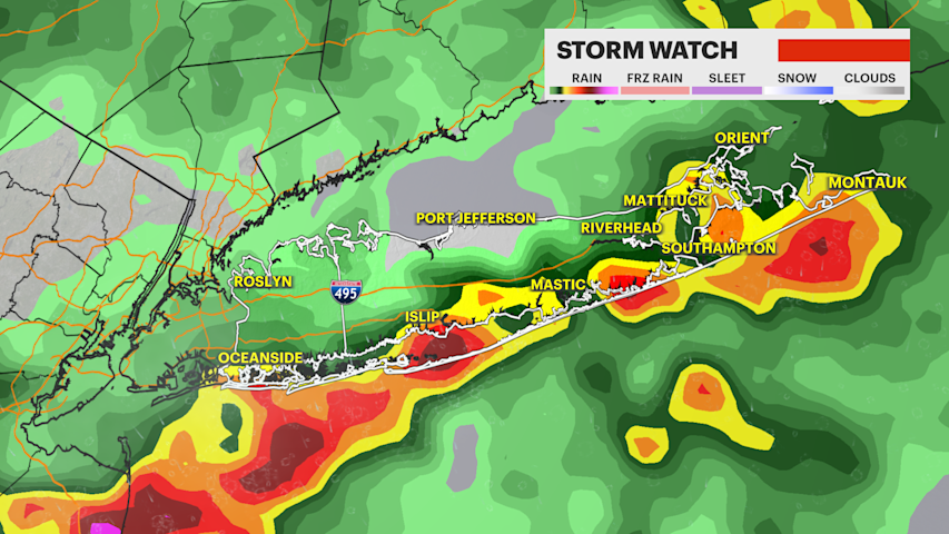 Video thumbnail for STORM WATCH: Scattered rain and a thunderstorm chance into Thursday morning