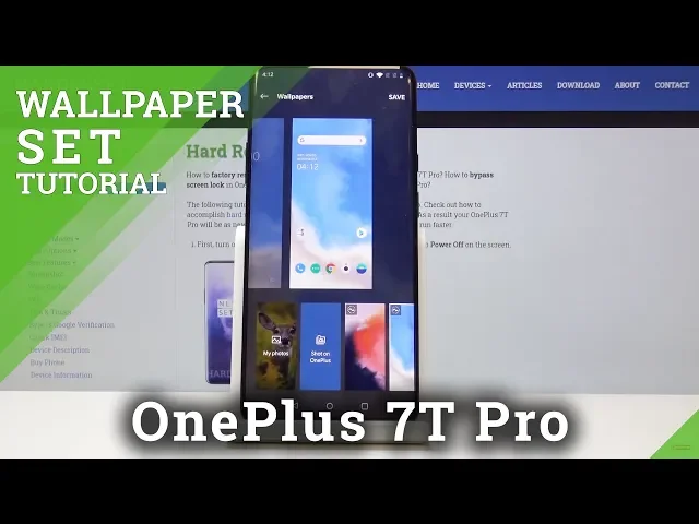 Video thumbnail for How to Change Wallpaper in OnePlus 7T Pro - Update Desktop