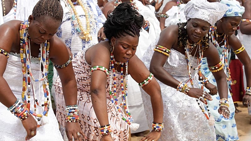 Video thumbnail for Togo's sacred Voodoo stone augers year of peace and prosperity