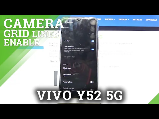 Video thumbnail for How Turn On or Turn Off Camera Gridlines on Vivo Y52 5G – Rule of Thirds
