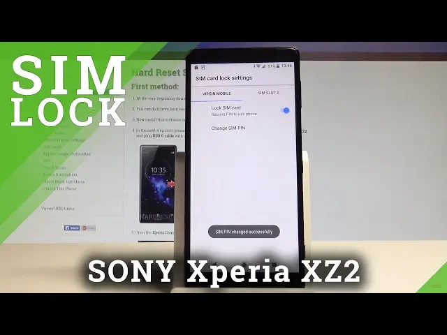 Video thumbnail for How to Set Up SIM Lock in SONY Xperia XZ2 - Security Settings |HardReset.Info