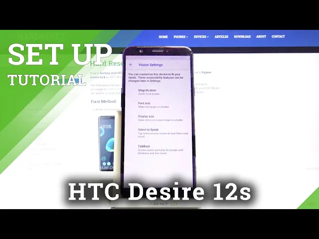 Video thumbnail for How to Set Up HTC Desire 12s – First Configuration Process