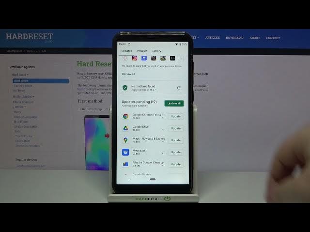 Video thumbnail for How to Update Apps on Cubot X19 | Update Apps via Play Store on Cubot X19