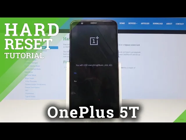 Video thumbnail for How to Hard Reset OnePlus 5T – Factory Reset / Bypass Screen Lock