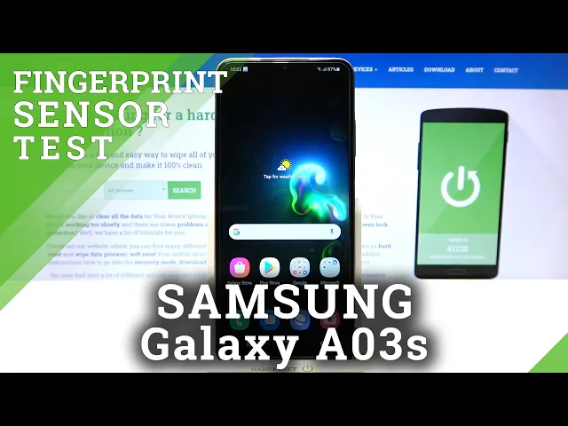 Video thumbnail for SAMSUNG Galaxy A03s Fingerprint Sensor Test – Check ID Touch Sensitivity