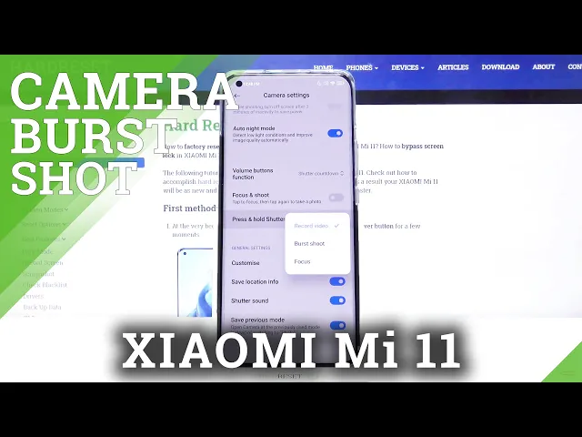 Video thumbnail for How to Take Burst Shot in XIAOMI Mi 11 – Take Series of Pictures