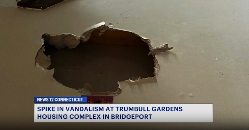 Video thumbnail for Federal budget cuts force Bridgeport Housing Authority to eliminate security at Trumbull Gardens