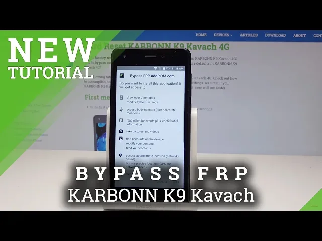 Video thumbnail for How to Bypass Google Verification in KARBONN K9 Kavach - Skip Google Protection / Unlock FRP KARBONN