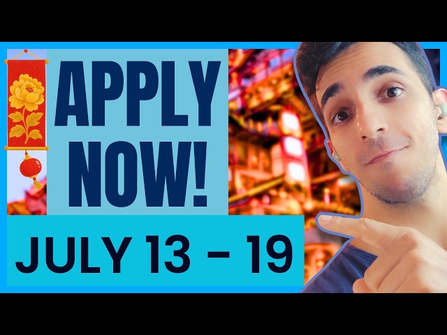 Video thumbnail for Currently Open Scholarships for International Students | July 13 - 19