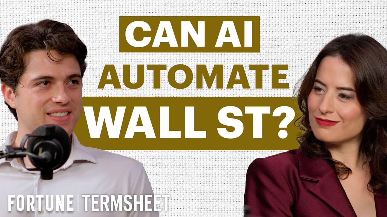 Video thumbnail for Investment bankers built a $2B AI to replace themselves | Term Sheet