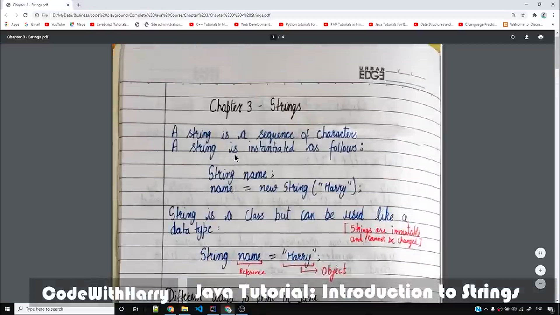 'Video thumbnail for Java Tutorial_ String Methods in Java'