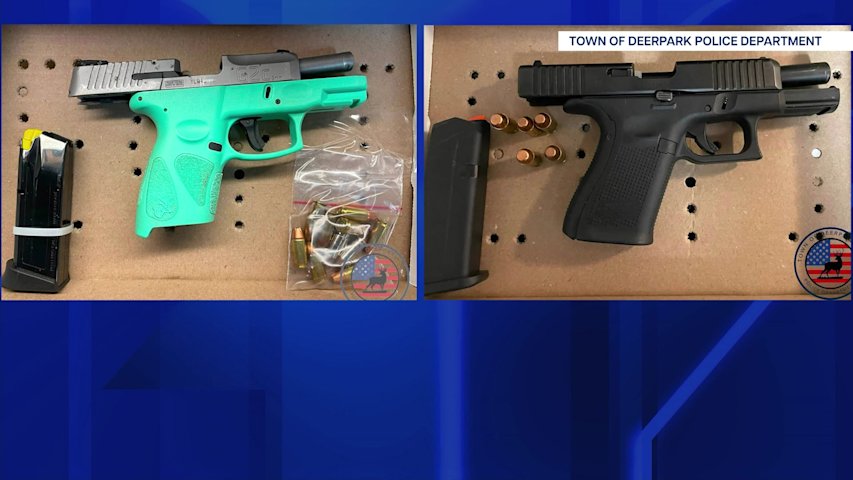 Video thumbnail for Parole check leads to gun bust at Sparrow Bush home