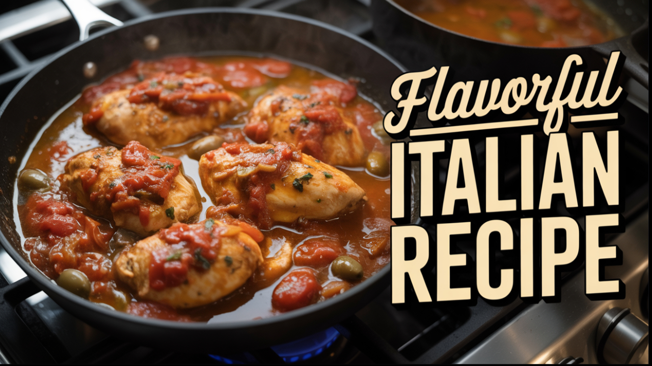 Video thumbnail for Simple Chicken Puttanesca Recipe