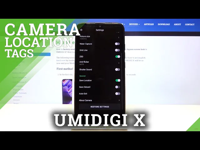 Video thumbnail for How to Hide Location Tags on Photos in Umidigi X – Switch Off Camera Location Tags