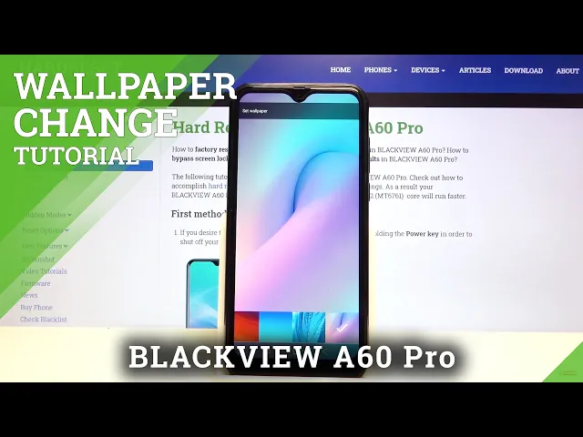 Video thumbnail for How to Change Wallpaper in BLACKVIEW A60 Pro – Set a New Wallpaper