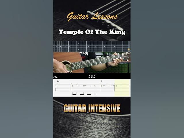 Video thumbnail for Temple of the King - Rainbow | EASY Guitar Lessons TAB for Beginners - Guitar Tutorial