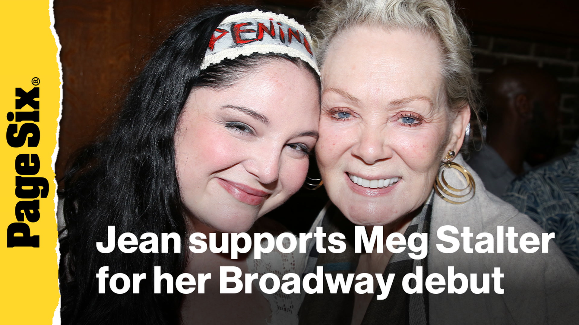 Video thumbnail for Jean Smart supports her 'Hacks' co-star Meg Stalter for her Broadway debut in 'Oh, Mary!'